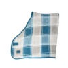 Eskadron Abschwitzdecke Dralon Check softgrey/tealblue S/125