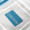 Eskadron Abschwitzdecke Dralon Check softgrey/tealblue S/125 – Bild 2