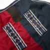Kantrie Outdoordecke 50g navy/rot 135 – Bild 2