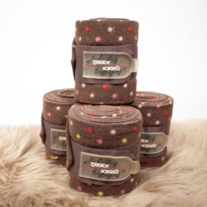 Eskadron Nici Bandagen Fleece brownie dots WB