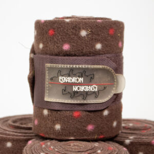 Eskadron Nici Bandagen Fleece brownie dots WB