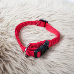 Trixie Premium Halsband rot M-L