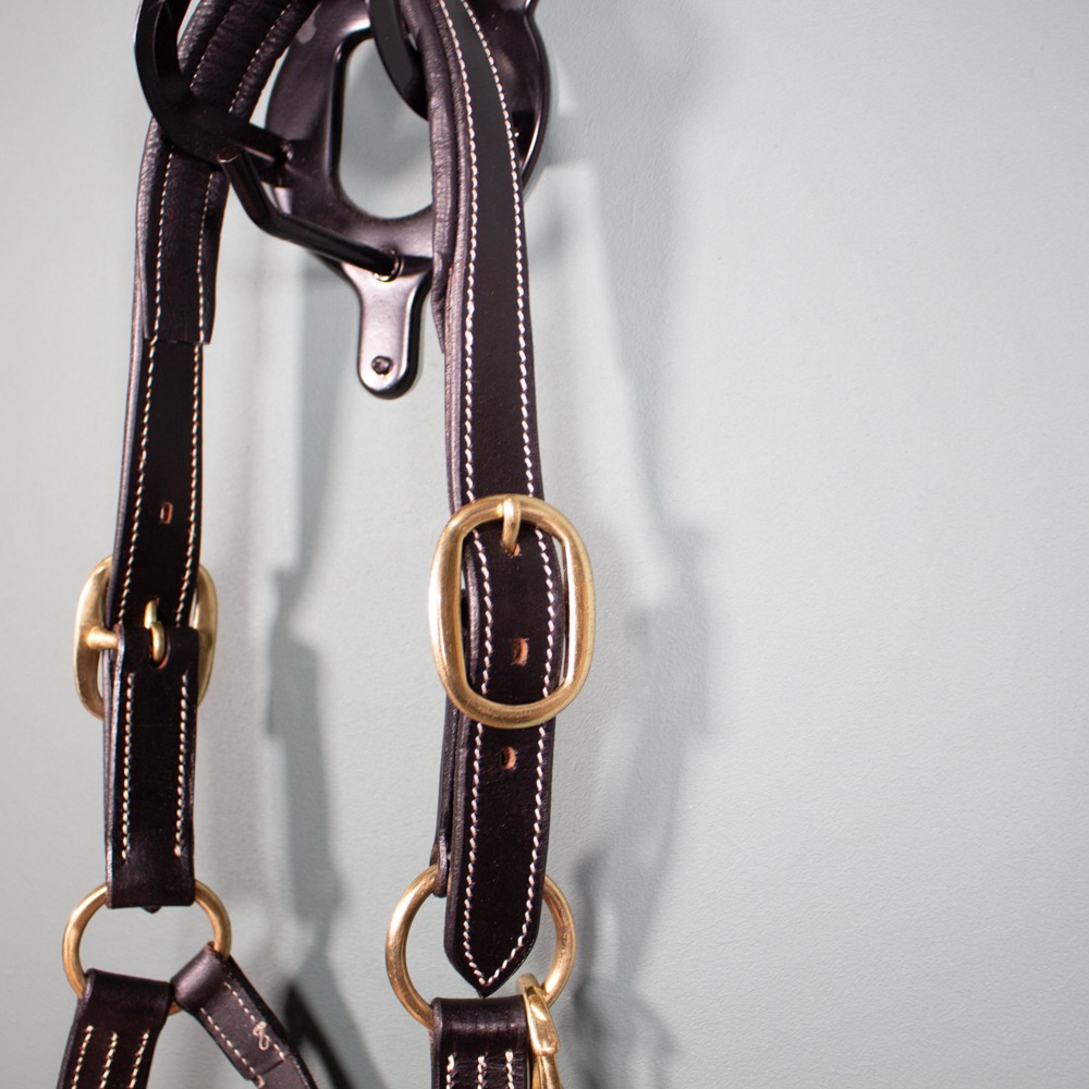 Claridge House Lederhalfter Graveur schwarz COB – Bild 4