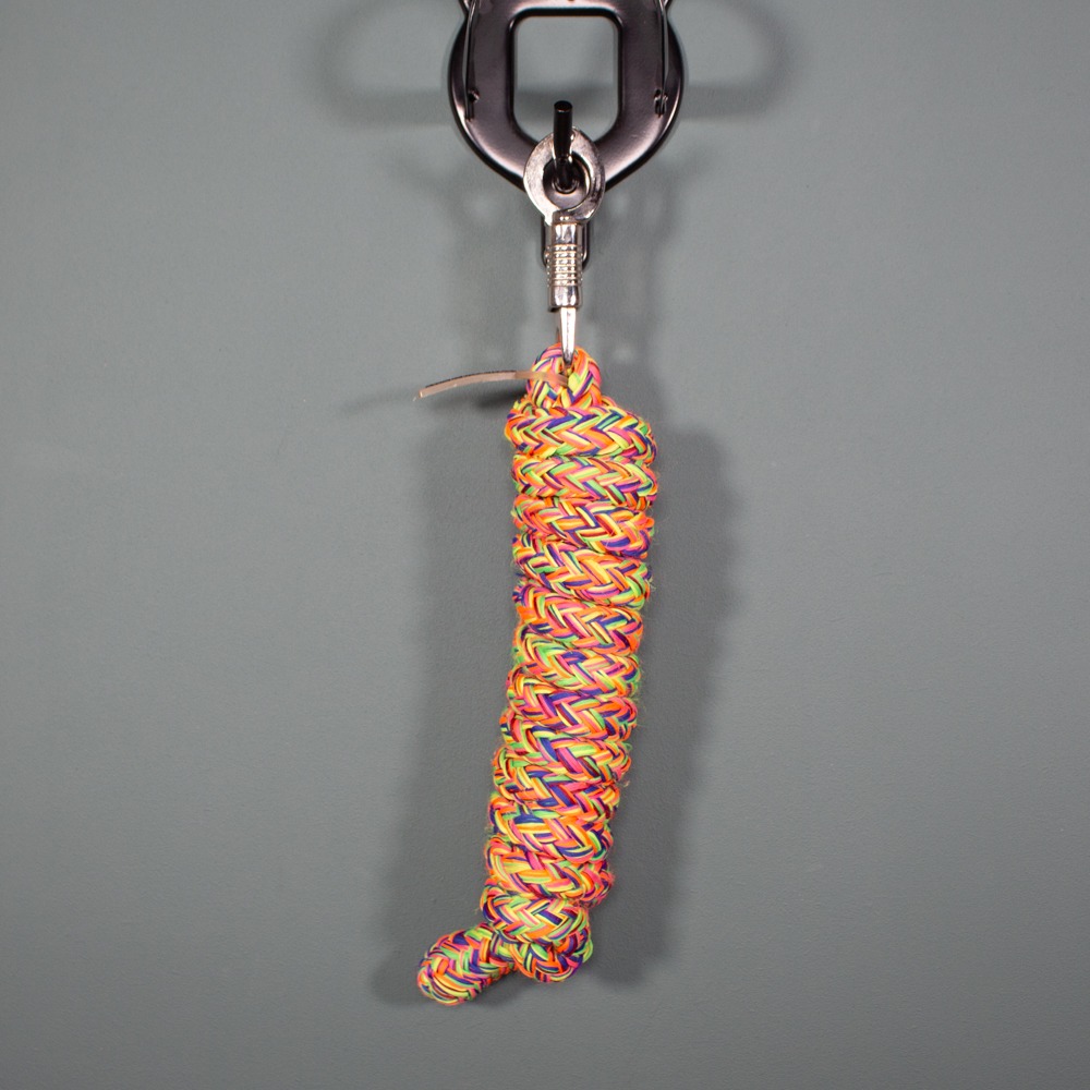 Showmaster Führstrick mit Panikhaken Bright rainbow