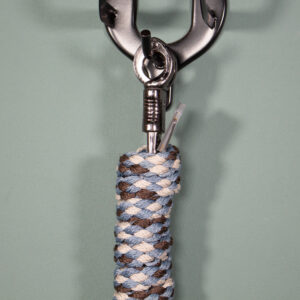 Eskadron Platinum Führstrick mit Panikhaken vintageblue/greige/havanabrown