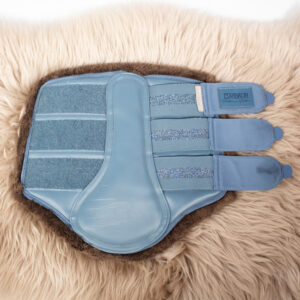 Eskadron Platinum Gamaschen Softslate Fauxfur vintageblue M