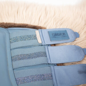 Eskadron Platinum Gamaschen Softslate Fauxfur vintageblue M