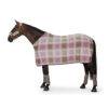 Eskadron Abschwitzdecke Dralon Check darktaupe/orchivmauve XL/155