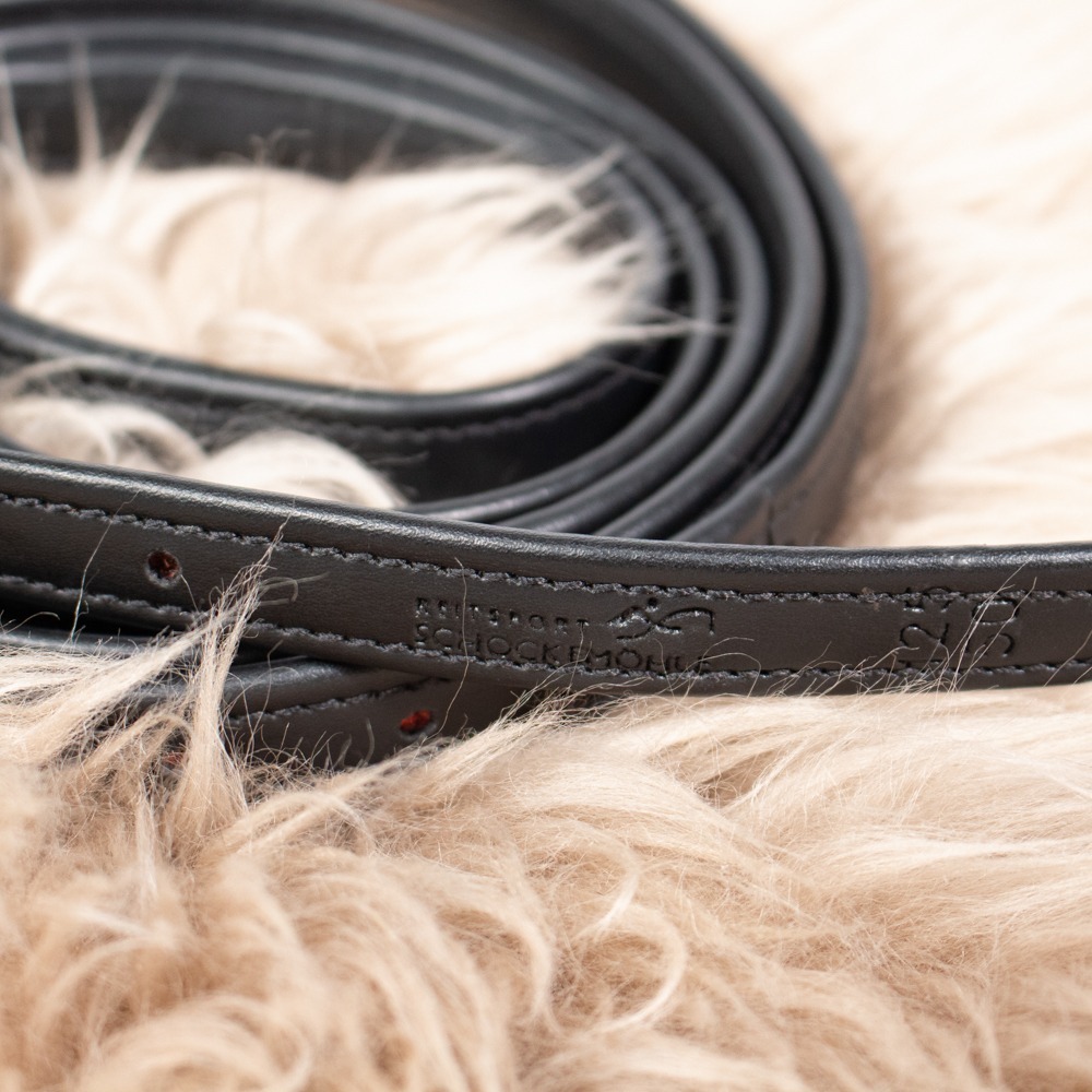 Schockemöhle Steigbügelriemen schmal schwarz 125 cm – Bild 2