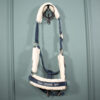 Eskadron Halfter Dornschnalle Faux Fur navy COB