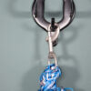 Führstrick mit Karabiner türkis – Bild 3