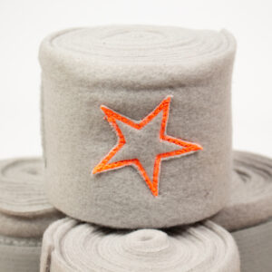 Loesdau Bandagen Neon Star grau/orange Pony