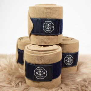 4Horses Bandagen Fleece beige WB