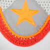 Horse Friends Fliegenohren Neon Star grau/orange Pony – Bild 2
