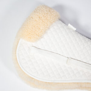 Loesdau Sattelpad Lammfell weiß