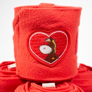 Eskadron Nici Bandagen Fleece red WB