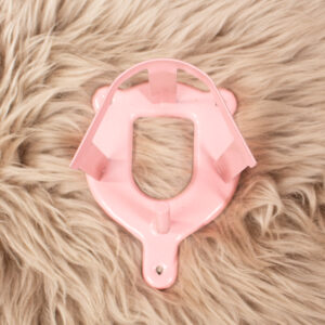 Trensenhalter Metall rosa
