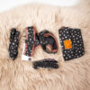 Pretty Pet Hundegeschirr mit Leine Sterne schwarz