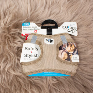 Curli Hundegeschirr Cord tan