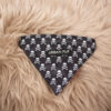 Urban Pup Halsband Bandana Totenkopf schwarz M