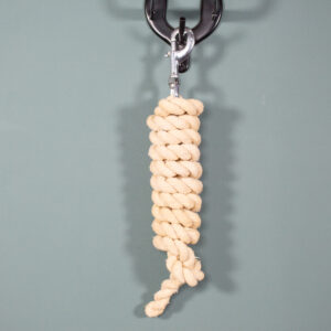 Showmaster Führstrick Twist mit Karabiner beige