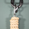 Showmaster Führstrick Twist mit Karabiner beige – Bild 2