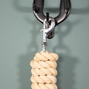 Showmaster Führstrick Twist mit Karabiner beige