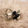 Funkylicious Hundegeschirr schwarz/gold