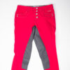 Pikeur Reithose mit Silikonvollbesatz Stacy rot 80 – Bild 4