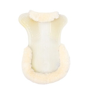 Acavallo Gel Pad mit Lammfell vorne erhöht transparent