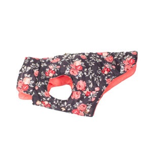 Milk & Pepper Hundemantel Blumen rosa 28 cm