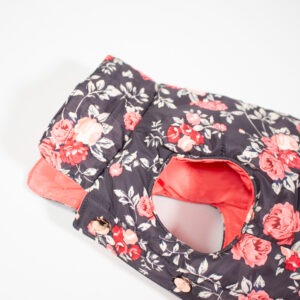 Milk & Pepper Hundemantel Blumen rosa 28 cm