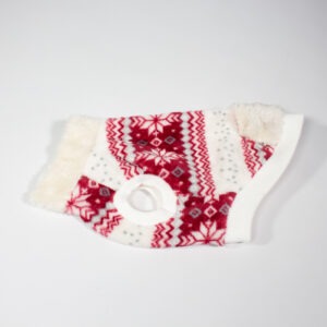 Hip Doggie Hundemantel rot/weiß L