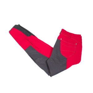 Pikeur Reithose mit Silikonvollbesatz Stacy rot 80