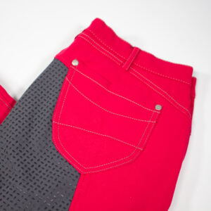 Pikeur Reithose mit Silikonvollbesatz Stacy rot 80
