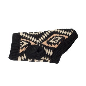 Urban Pup Hundemantel schwarz/beige