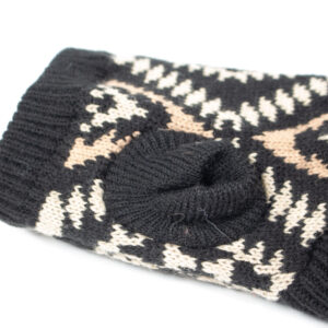 Urban Pup Hundemantel schwarz/beige