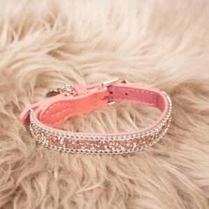Ferribiella Halsband Glitzer rosa 30 cm