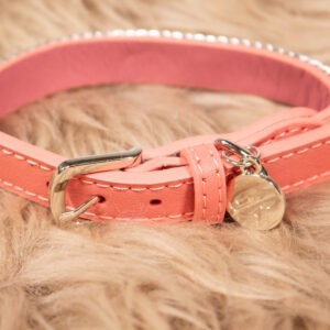 Ferribiella Halsband Glitzer rosa 30 cm