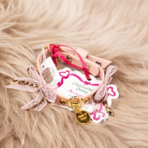 Charlotte’s Dress Halsband rosa 25 cm