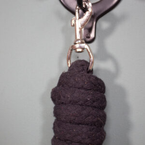 Führstrick mit Karabiner schwarz