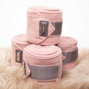 Equestrian Stockholm Bandagen Fleece pink WB