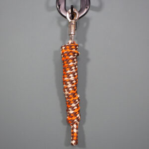 Führstrick mit Panikhaken orange