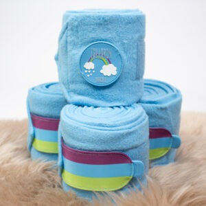Eskadron Young Star Bandagen Fleece peacok blue WB