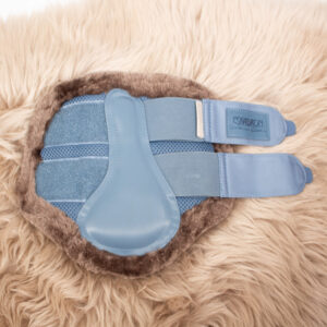 Eskadron Platinum Gamaschen Mesh Fauxfur vintageblue S