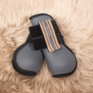 Showmaster Hartschalengamaschen grau Pony