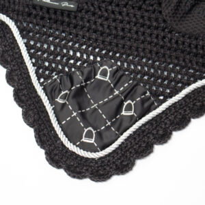 Eskadron Platinum Fliegenohren Pure black Pony