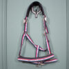Eskadron Halfter Dornschnalle freshberry/white/skyblue/navy WB