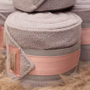 Equestrian Stockholm Bandagen Fleece dusty pink WB