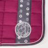 Eskadron Nici Schabracke Big Square burgundy anthra DR – Bild 2